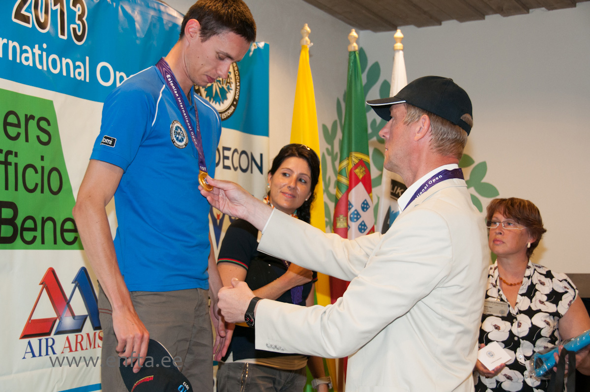 EIO 2013 PCP Open Men, first place Romi Agar EE, 107 hits of 150